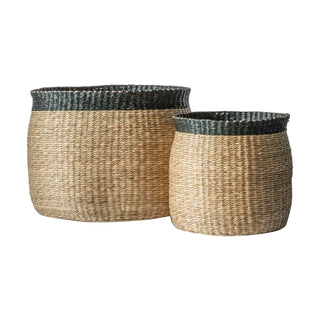 Henya Set of 2 Seagrass Baskets