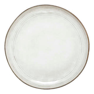 Flower Grey Dinner Plate