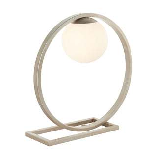 Enzo 1 Table Lamp Brushed Silver - KC at HOME