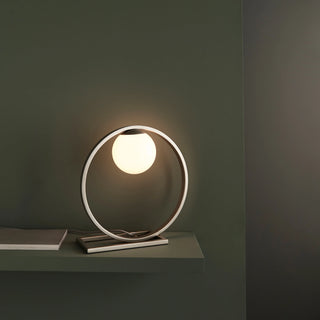 Enzo 1 Table Lamp Brushed Silver - KC at HOME