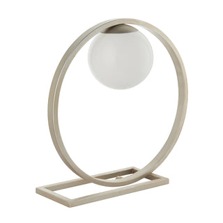Enzo 1 Table Lamp Brushed Silver - KC at HOME