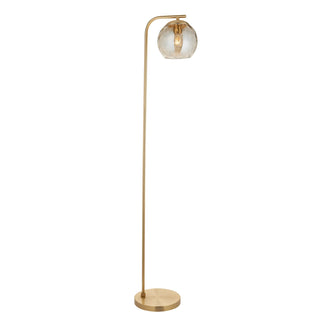 Dimple 1 Floor Light Satin Gold - KC at HOME