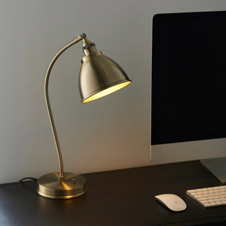 Franklin Table Lamp Antique Brass - KC at HOME