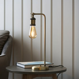 Hal Table Lamp Antique Brass - KC at HOME