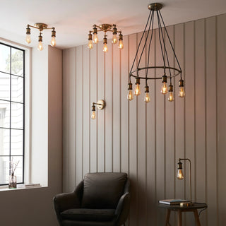 Hal Table Lamp Antique Brass - KC at HOME