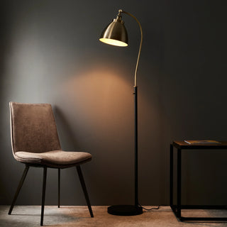Franklin Floor Lamp Antique Brass - KC at HOME