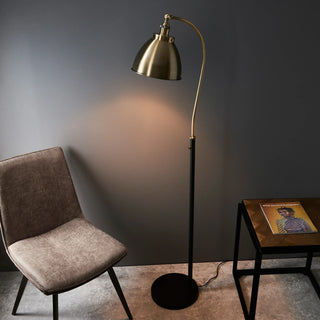 Franklin Floor Lamp Antique Brass - KC at HOME