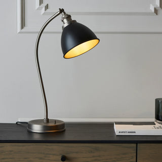 Franklin Table Lamp Pewter - KC at HOME