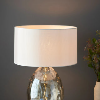 Elin Dimple Table Lamp Champagne - KC at HOME