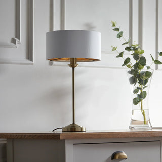 Highclere Table Lamp Antique Brass - KC at HOME