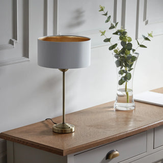 Highclere Table Lamp Antique Brass - KC at HOME