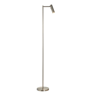 Dedicated Reader 1 Floor Lamp Satin Nickel - KC at HOME