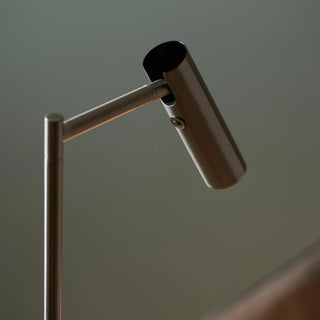 Dedicated Reader 1 Floor Lamp Satin Nickel - KC at HOME