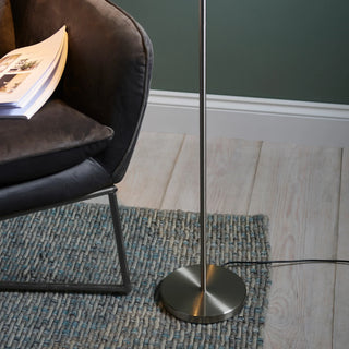 Dedicated Reader 1 Floor Lamp Satin Nickel - KC at HOME