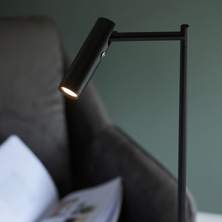 Dedicated Reader 1 Floor Lamp Matt Black - KC at HOME