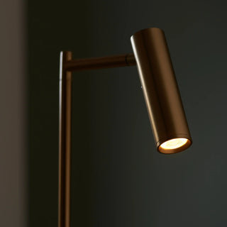 Dedicated Reader 1 Floor Lamp Satin Warm Brass - KC at HOME
