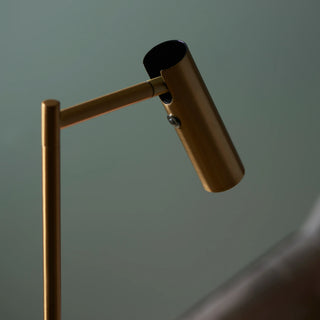 Dedicated Reader 1 Floor Lamp Satin Warm Brass - KC at HOME