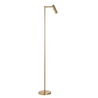 Dedicated Reader 1 Floor Lamp Satin Warm Brass - KC at HOME