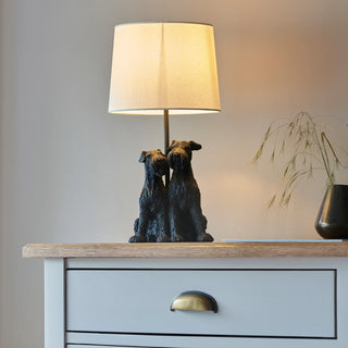 Schnauzer 1 Table Lamp Black - KC at HOME