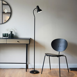 Amalfi Floor Lamp Black - KC at HOME