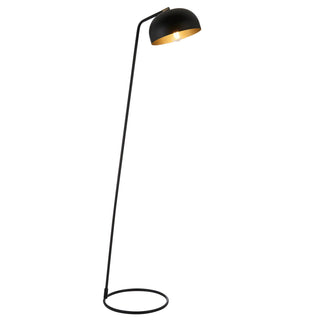 Brair 1 Floor Light Matt Black & Antique Brass - KC at HOME