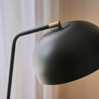 Brair 1 Floor Light Matt Black & Antique Brass - KC at HOME