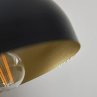 Brair 1 Floor Light Matt Black & Antique Brass - KC at HOME