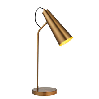 Karna 1 Table Lamp Antique Brass - KC at HOME