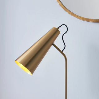 Karna 1 Table Lamp Antique Brass - KC at HOME