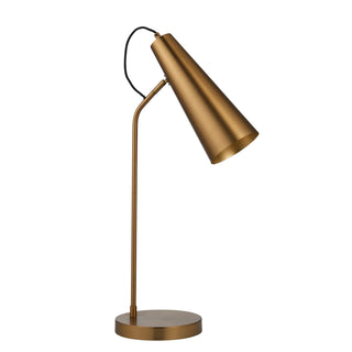 Karna 1 Table Lamp Antique Brass - KC at HOME