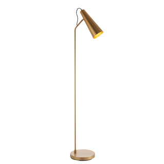 Karna 1 Floor Light Antique Brass - KC at HOME