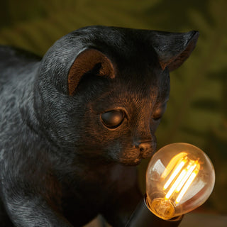 Kitten Table Lamp Black - KC at HOME