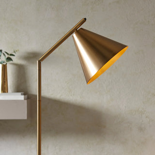 Cape Floor Light Antique Brass - KC at HOME
