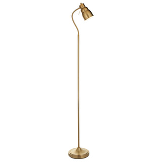 Classic Flexi Floor Lamp Brushed Aged Brass - KC at HOME