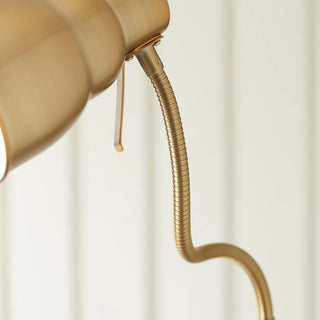 Classic Flexi Floor Lamp Brushed Aged Brass - KC at HOME