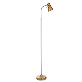 Classic Flexi Floor Lamp Brushed Aged Brass - KC at HOME