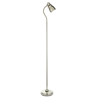 Classic Flexi Floor Lamp Bright Nickel - KC at HOME