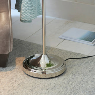 Classic Flexi Floor Lamp Bright Nickel - KC at HOME