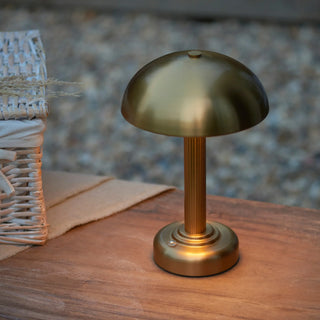 Bridport Rechargeable Table Lamp Warm Brass - KC at HOME