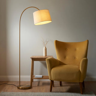 Carlson Floor Lamp Warm Brass - KC at HOME
