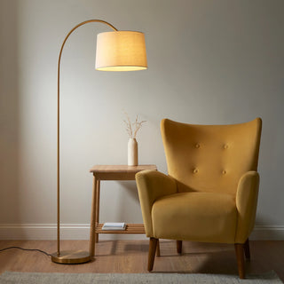 Carlson Floor Lamp Warm Brass - KC at HOME