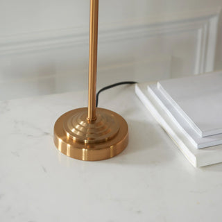 Highclere 1 Table Lamp Vintage Brass - KC at HOME
