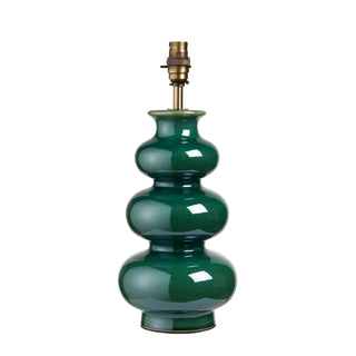 Monroe Table Lamp Gloss Green Reactive Glaze - KC at HOME
