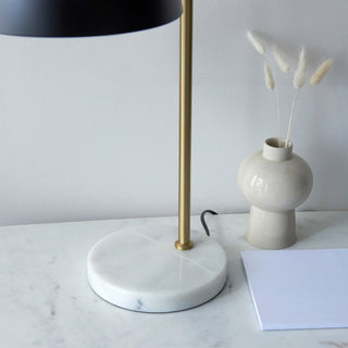 Buchanan Table Lamp Matt Black - KC at HOME