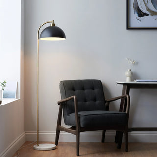 Buchanan Floor Lamp Matt Black - KC at HOME