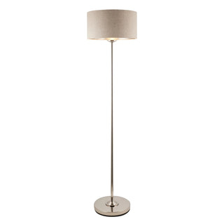 Highclere Floor Lamp Brushed Chrome - KC at HOME