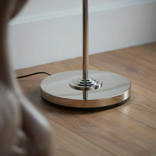 Highclere Floor Lamp Brushed Chrome - KC at HOME