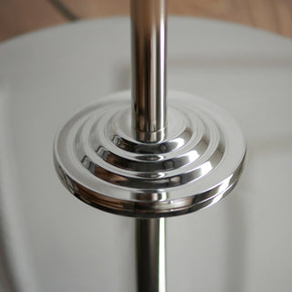 Highclere Floor Lamp Brushed Chrome - KC at HOME