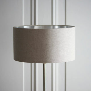 Highclere Floor Lamp Brushed Chrome - KC at HOME