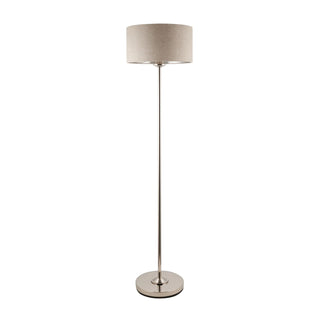 Highclere Floor Lamp Brushed Chrome - KC at HOME